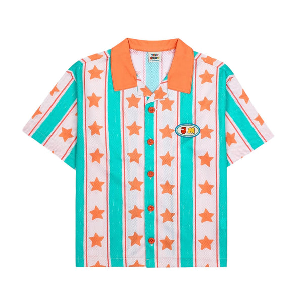 Camicia in mesh multicolor con stampe per neonati e bambini Jelly Mallow JM2610158 STAR 