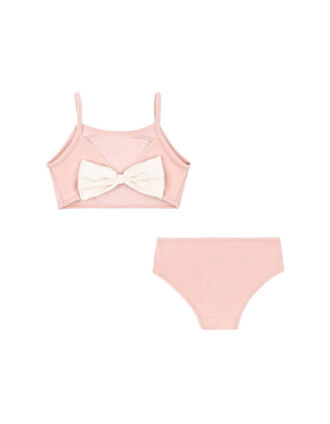 Bikini rosa con paillettes per bambina Konges slojd KS104915 POWDER PINK 