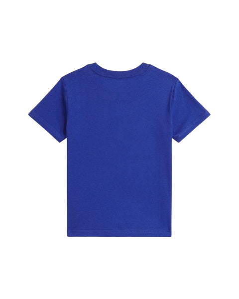 T-shirt blu con logo per neonato e bambino Ralph Lauren Kids 322832904502 NEW SAPPHIRE 
