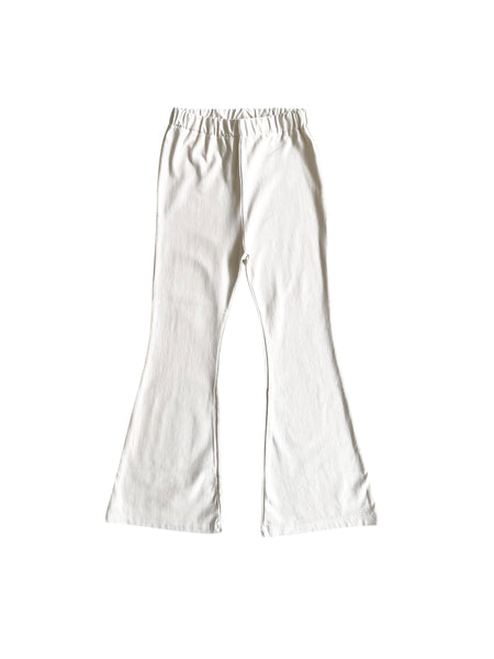 Pantalone panna a zampa per neonata e bambina Fiorile 1318 120 
