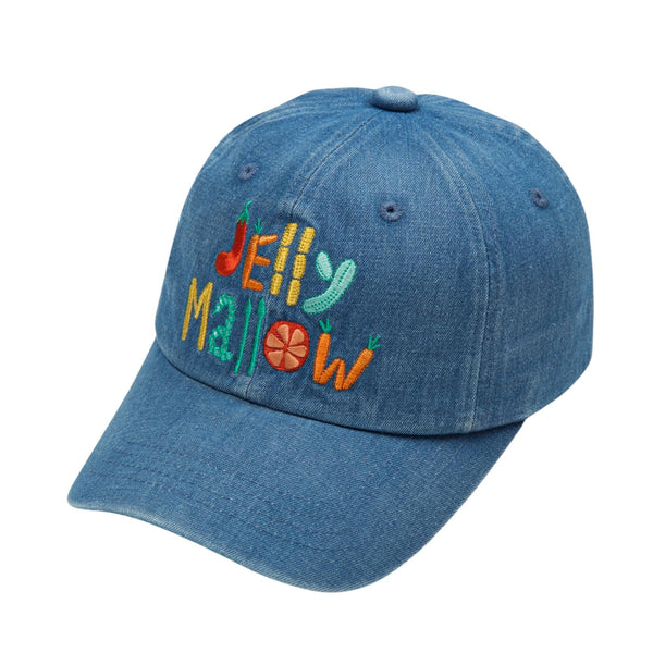 Cappello in denim con logo per bambini Jelly Mallow JM2611101 VEGGIS 