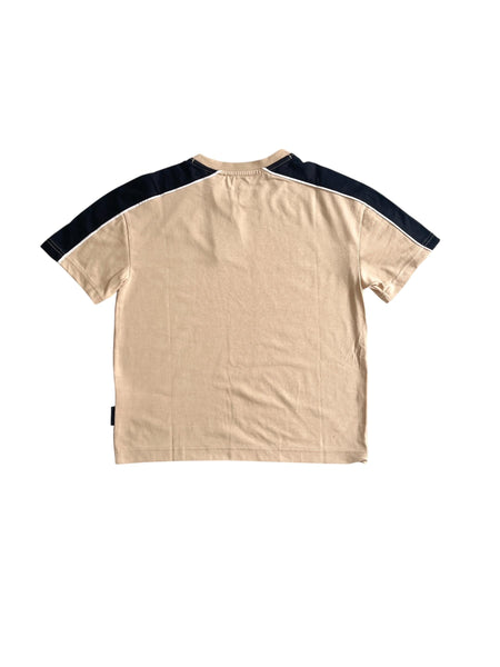 T-shirt beige con dettagli neri per bambino Converse 9CJ208 JC5 