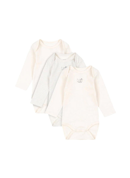 Set 3 body per neonato Konges slojd FA100035 BLUE MIX 