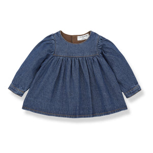 Blusa in denim blu per neonata 1+ more in the family ALAIOR DENIM 