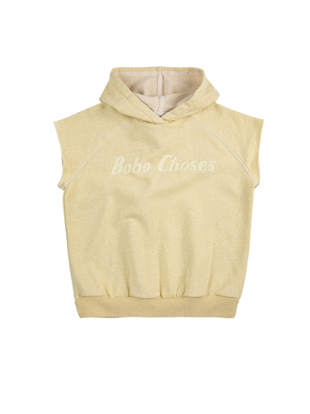 Felpa smanicata gialla con logo per neonati e bambini Bobo Choses B126AC055 UNI 