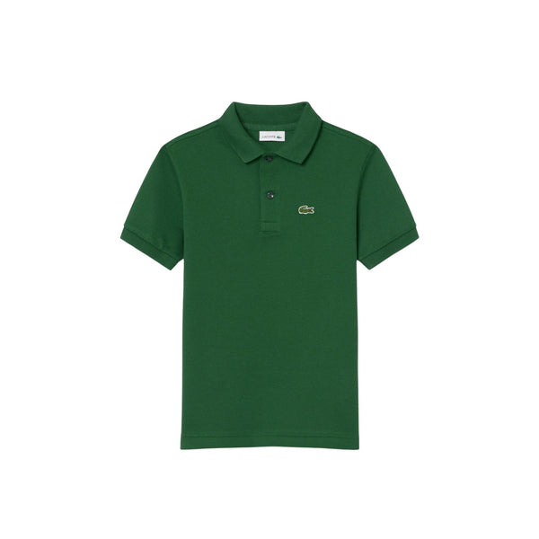 Polo verdone con logo per bambino Lacoste 947354 F9W 