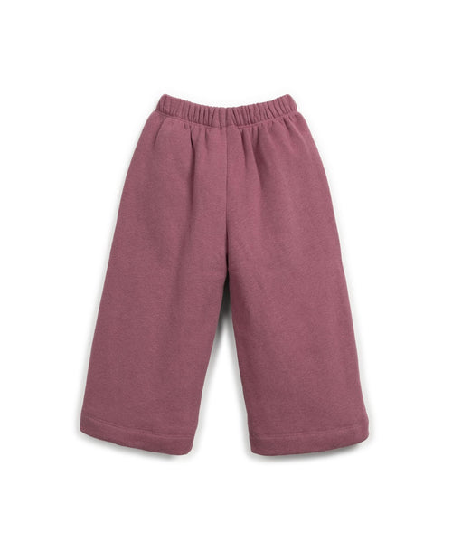 Pantalone in felpa melanzana per bambina Play up 4AR10906 P5027 