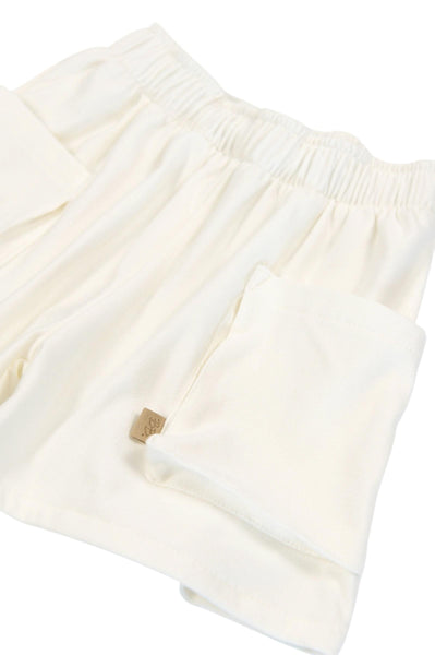 Bermuda bianco per neonato Bamboom 1137TE00066 OFFWHITE 