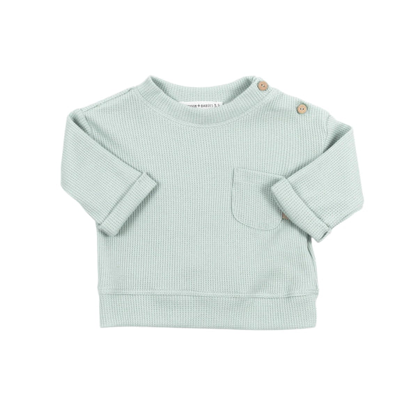 Maglia verde acqua per neonato Bamboom 1165TE00072 OCEAN BLU 