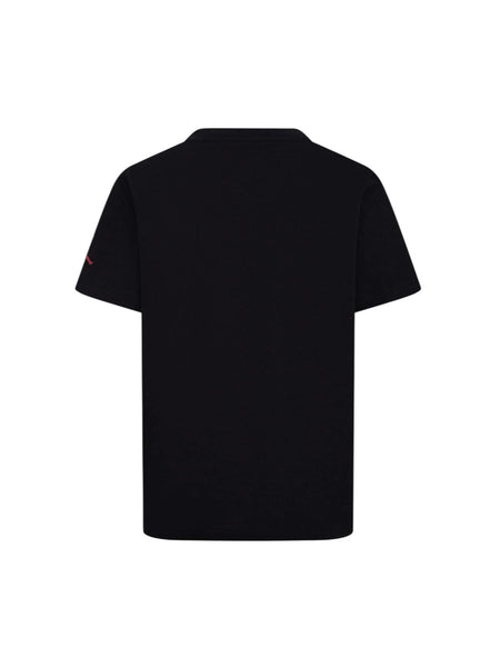 T-shirt nera con logo per bambino Jordan 95C899 023 