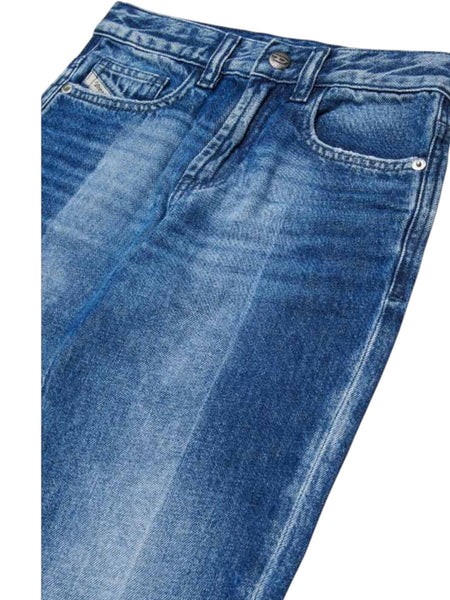 Jeans in denim blu per bambini Diesel J02344 KXBSS K01 
