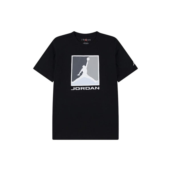 T-shirt nera con stampa per bambino Jordan 95F057 023 