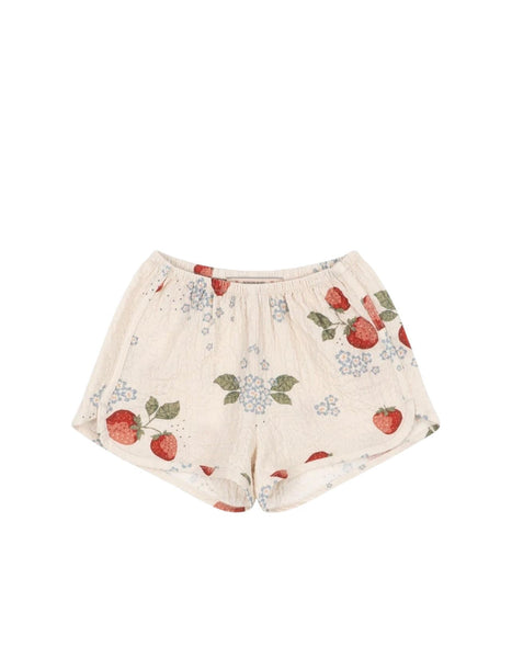 Shorts beige con stampa all over per neonata e bambina Konges slojd KS104649 MARMELADE 