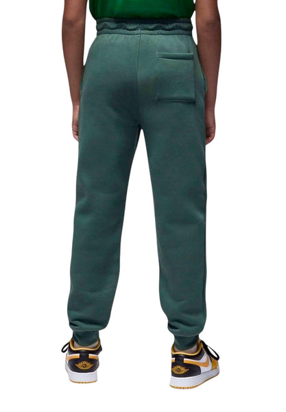 Pantalone in felpa verde con logo per bambino Jordan 95F113 E8J 