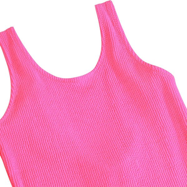 Costume rosa fluo per bambina Molo NIKA CREPE 8489 