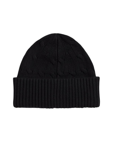 Cuffia nera in cotone a trecce per bambini Ralph Lauren Kids 323980663003 BLACK 