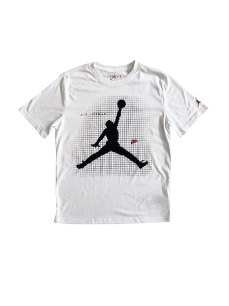 T-shirt bianca con logo per bambino Jordan 95F634 001 