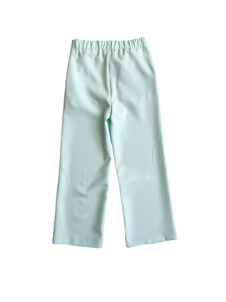 Pantalone menta per bambina Lulù by Miss Grant LL4261 MENTA 