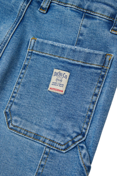 Jeans in denim bllu chiaro per bambino Diesel J02361 K01 