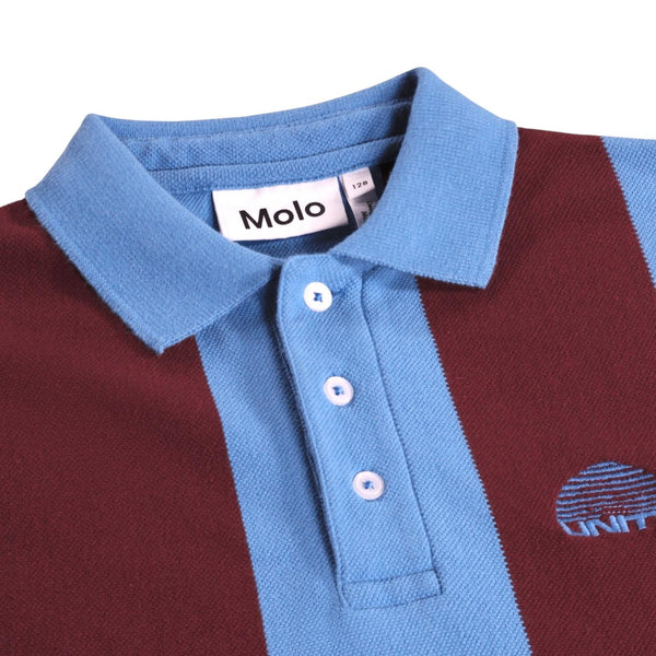 Polo a righe per bambino Molo REYO 9555 
