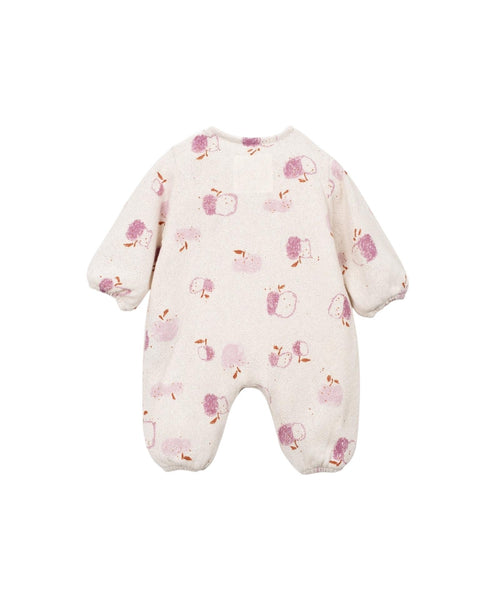 Tutina in maglia panna con stampa all over per neonata Play up 0AS11505 E763N 