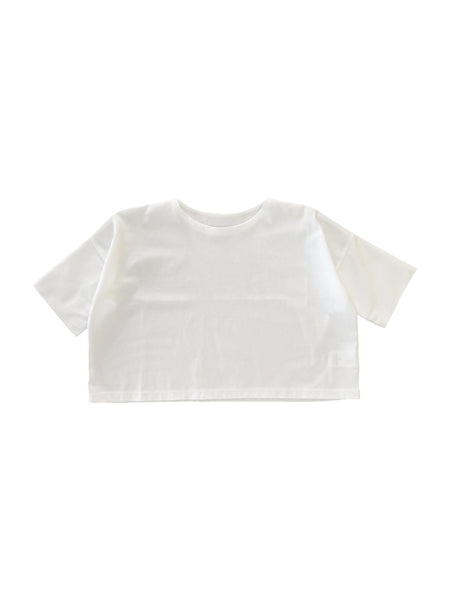 T-shirt bianca per neonati e bambini Cucù Lab MALIBU SUMMER BIANCO 