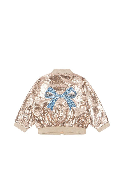 Giubbino oro con paillettes per neonata e bambina Konges slojd KS103991 BRAZILLIAN SAND 