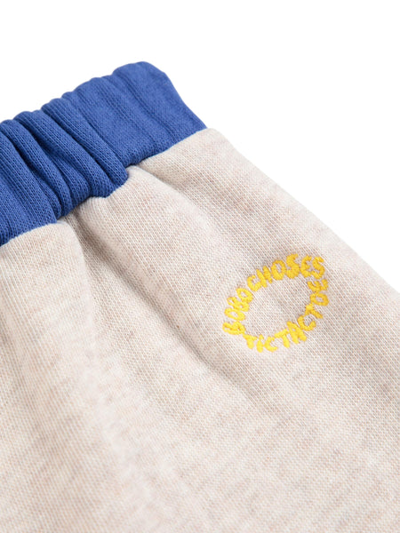 Pantaloni in felpa color blok  multicolor per neonata Bobo Choses B225AB077 UNI 