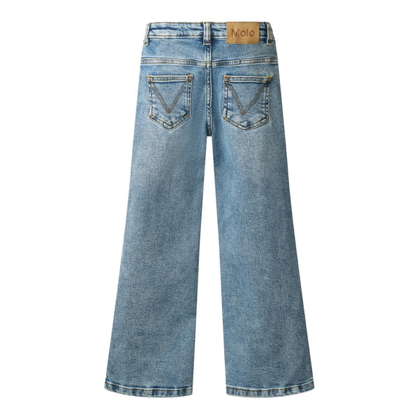 Jeans in denim blu per bambina Molo ASTA 1106 