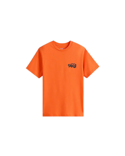 T-shirt arancione con logo per bambino Vans VN000VY7FLM FLAME 