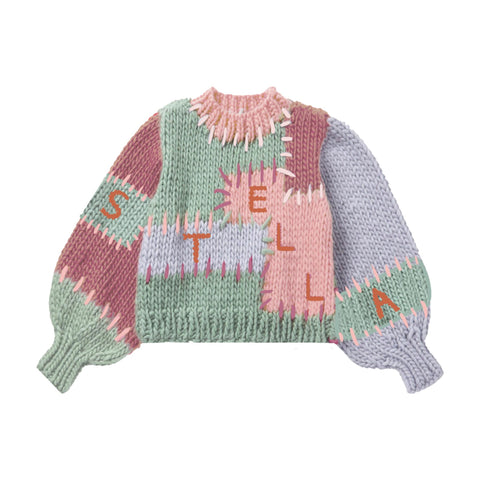 Maglia multicolor con ricami per bambina Stella McCartney kids TX9A40-Z3367 999 