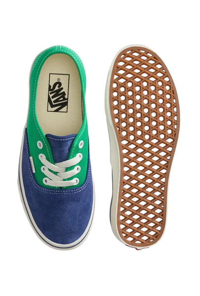 Sneakers Authentic verde e blu per bambini Vans VN000EHHNVY1 PRMY NAVY 