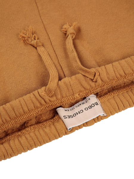 Pantalone in felpa biscotto con stampa per neonati e bambini Bobo Choses B225AC068 UNI 