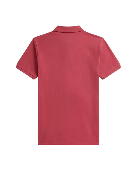 Polo rossa con logo per bambino Ralph Lauren Kids 323703632511 NANTUCKET RED 