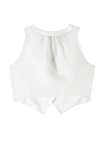 Gilet bianco per bambina Patrizia Pepe 7C0273 W146 