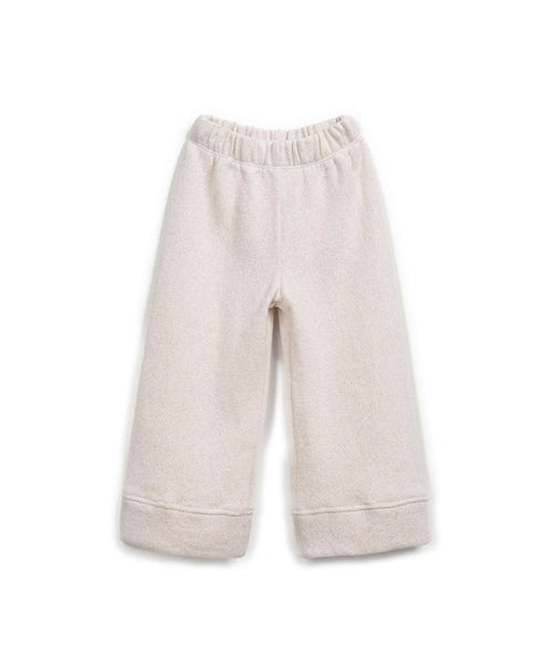 Pantalone in maglia panna per bambina Play up 4AR11600 P0085 
