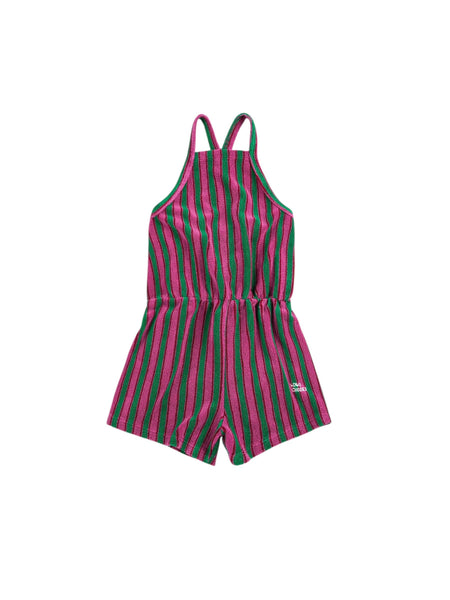 Salopette in spugna a righe multicolor per neonata e bambina Bobo Choses B126AC109 UNI 