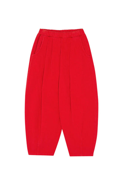 Pantalone in velluto a costine rosso per bambini The Campamento TC-AW25-97 RED 