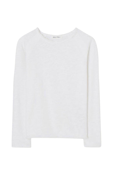 T-shirt bianca per bambini American Vintage KSON02B WHITE 