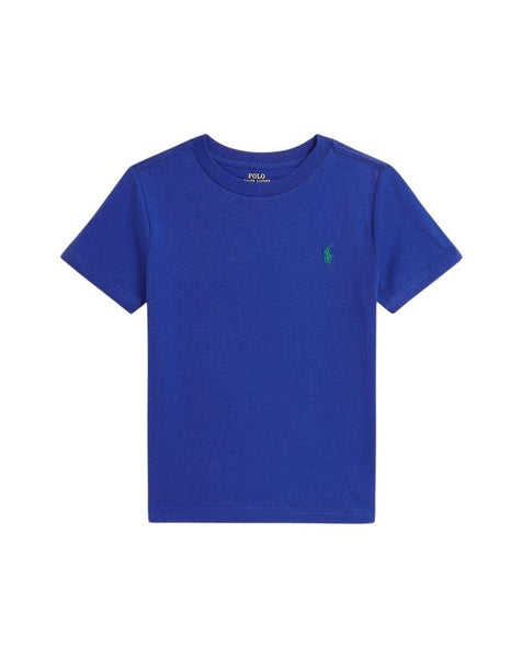 T-shirt blu con logo per neonato e bambino Ralph Lauren Kids 322832904502 NEW SAPPHIRE 