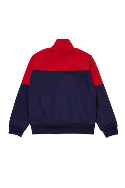 Felpa aperta color block per bambino Dsquared2 DQ2998-D0AFG DQ864 
