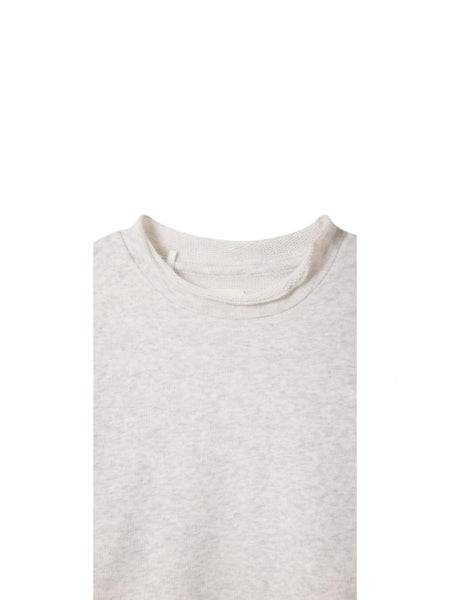 Felpa grigio chiaro per neonati e bambini American Vintage KATU03C ARCTIQUE CHINE 