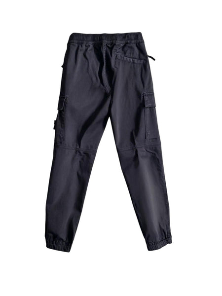 Pantalone cargo nero con logo per bambino Stone Island L1S163100005 S0012 V0029 