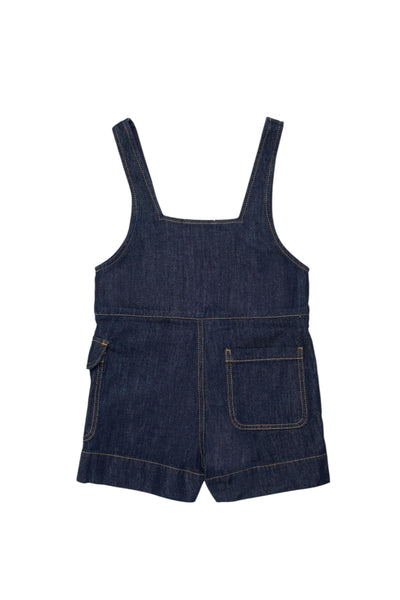 Salopette corta in denim blu per bambina Marni M01732 0M01 