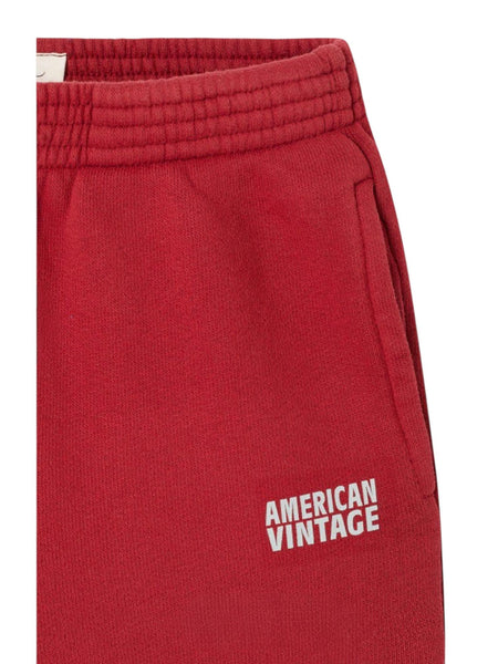 Pantalone in felpa bordeax per neonati e bambini American Vintage KIZU05B CERISE VINTAGE 