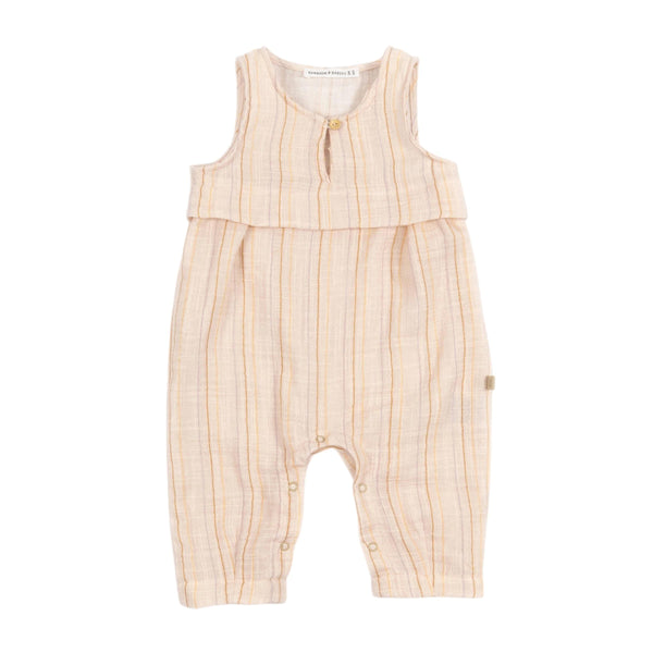 Tuta rosa con righe multicolor per neonata Bamboom 1120TE00070 STRIPE PINK 