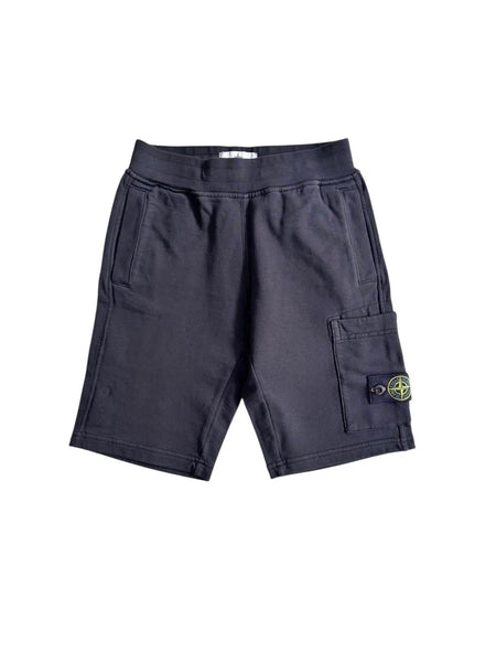 Bermuda nero con logo per bambino Stone Island L1S166200006 S0040 V0029 
