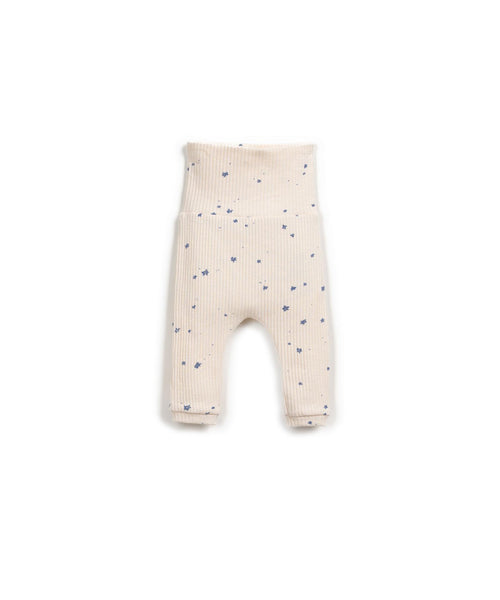 Leggings panna con stampa all over  per neonata Play up 0AR11656 E717N 
