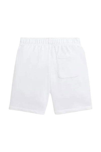 Shorts in felpa bianco con logo per bambino Ralph Lauren Kids 323964135001 WHITE 