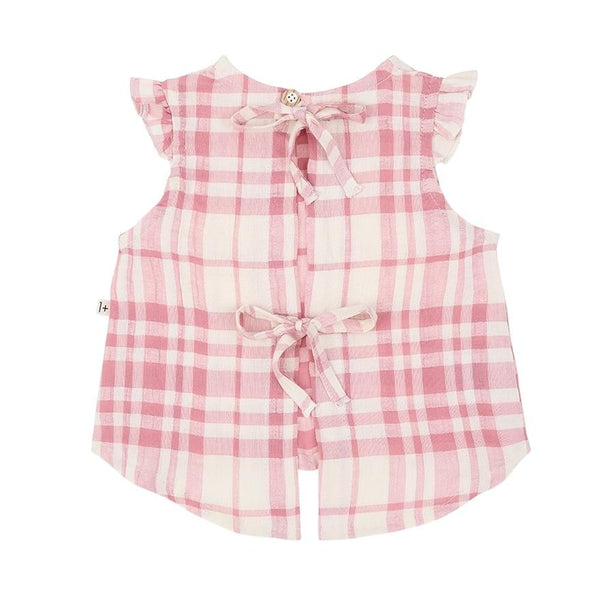Camicia a scacchi rosa per neonata 1+ more in the family FERROSA STRAWBERRY 